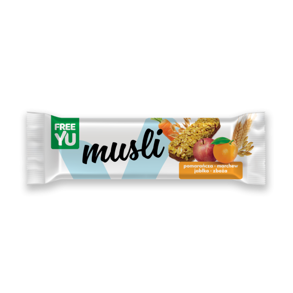 Free Müsli Bars (Apple-Carrot-Orange-Choco)